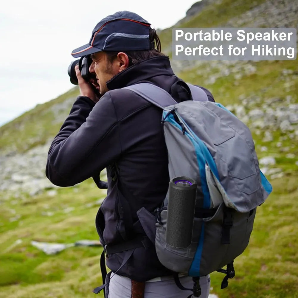 P3 30W Bluetooth Speaker – Waterproof, Bass Boost, RGB Lights & Dual Pairing Power