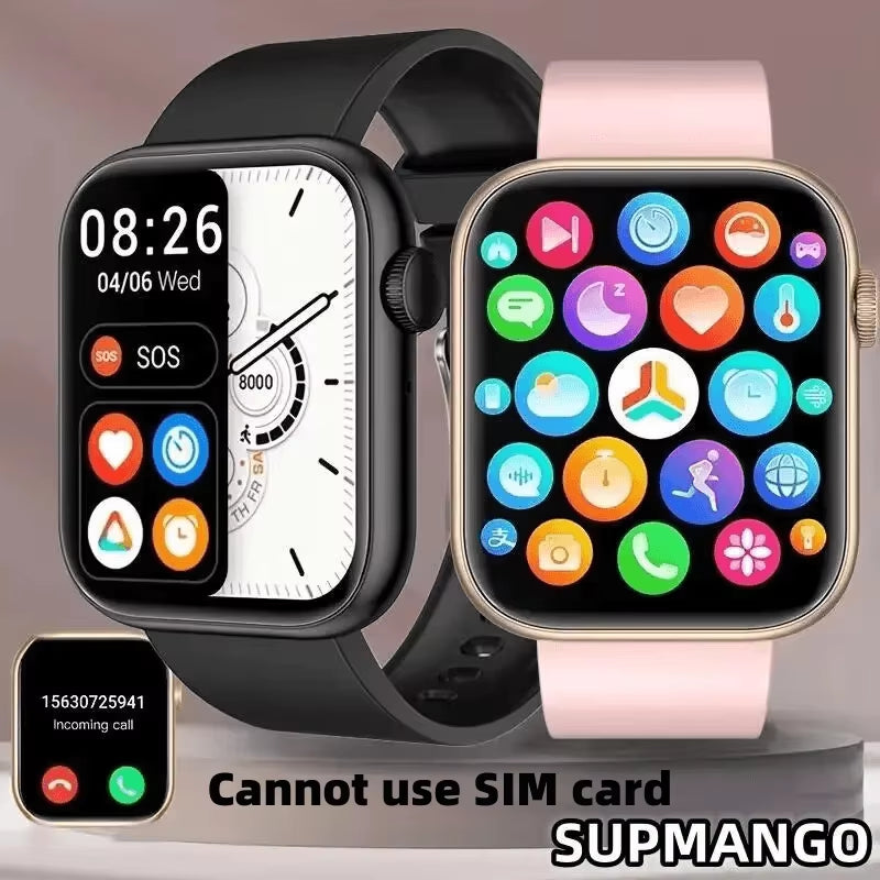 S8 Smartwatch – Bluetooth Call + Health & Sport Tracking for Men & Women