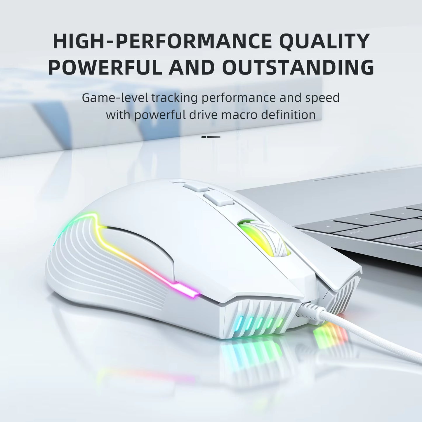 RGB Gaming Headphones – Full Spectrum Lighting, Mic, PC-Optimized for Esports