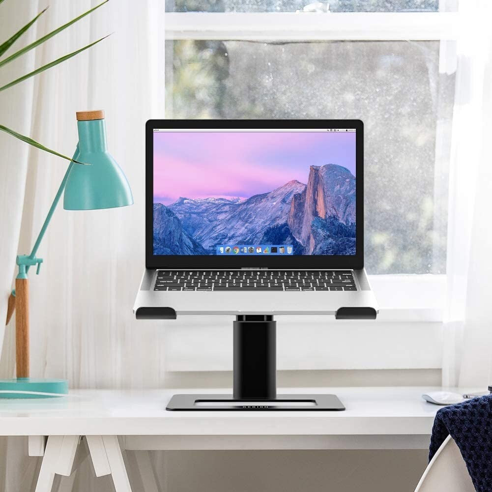 Ergonomic Laptop Holder – Adjustable Metal Stand for Work & Study