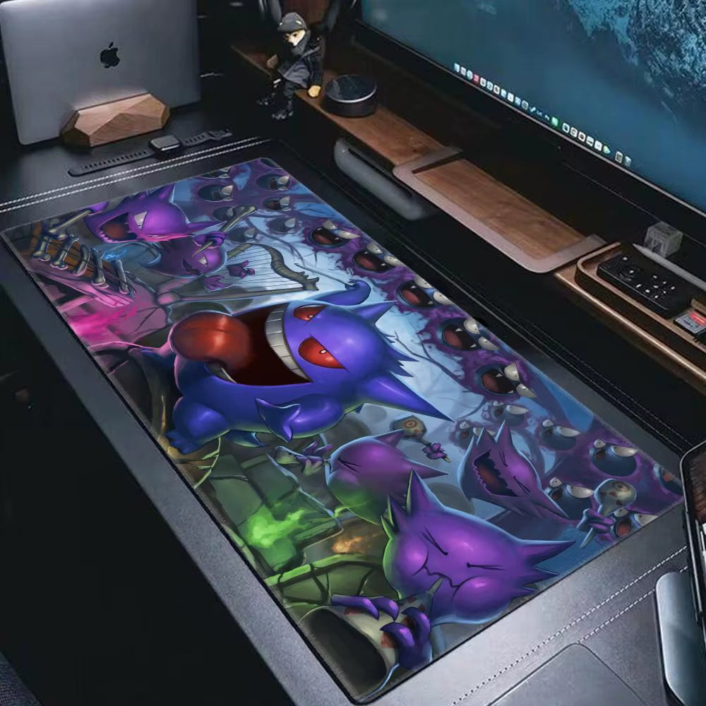 Pokémon Gengar XXL Gaming Desk Mat – Lockedge Keyboard & Mouse Pad