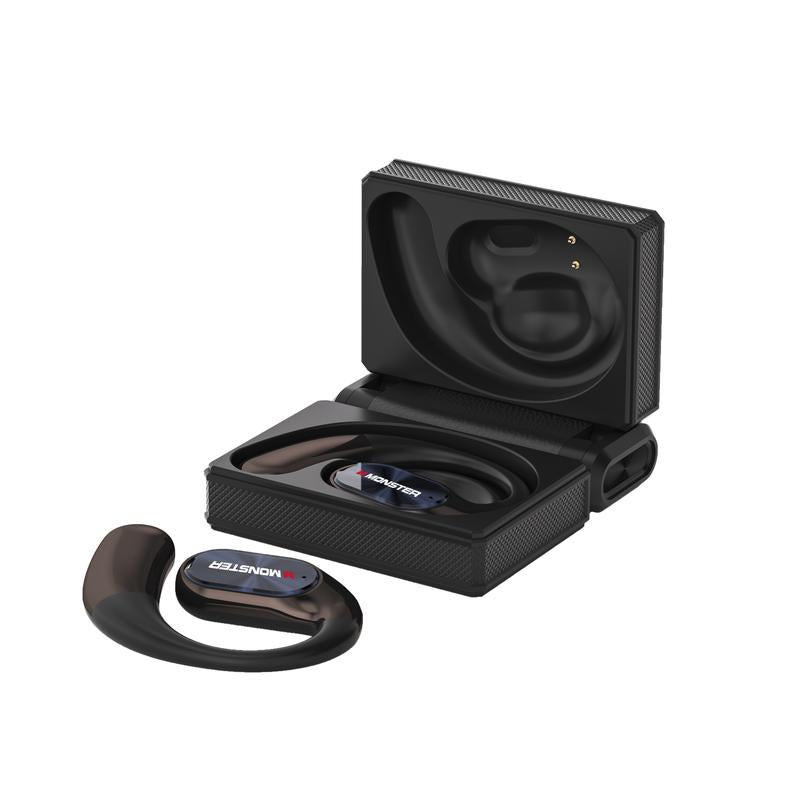 Monster Earbuds — 145H Playtime, Dual-Fold Design, Noise-Isolating Bluetooth 6.0  Waterproof, Sweatproof, Built for Travel