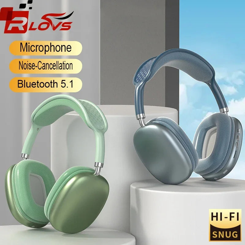 Apple Replica Wireless Bluetooth Noise Cancelling Headphones –  with Mic & TF Card Playback