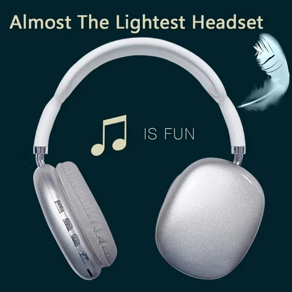 P9 Bluetooth Headphones – Immersive Sound, Noise Cancelling, Over-Ear Comfort, Apple-Ready