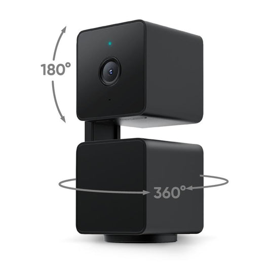 Wyze Cam Pan V3 — #1 Security Camera Worldwide! Wired, Indoor/Outdoor Pan Tilt Zoom (PTZ) W/ 360 Degree Motion Tracking, Color Night Vision, HD, WIFI