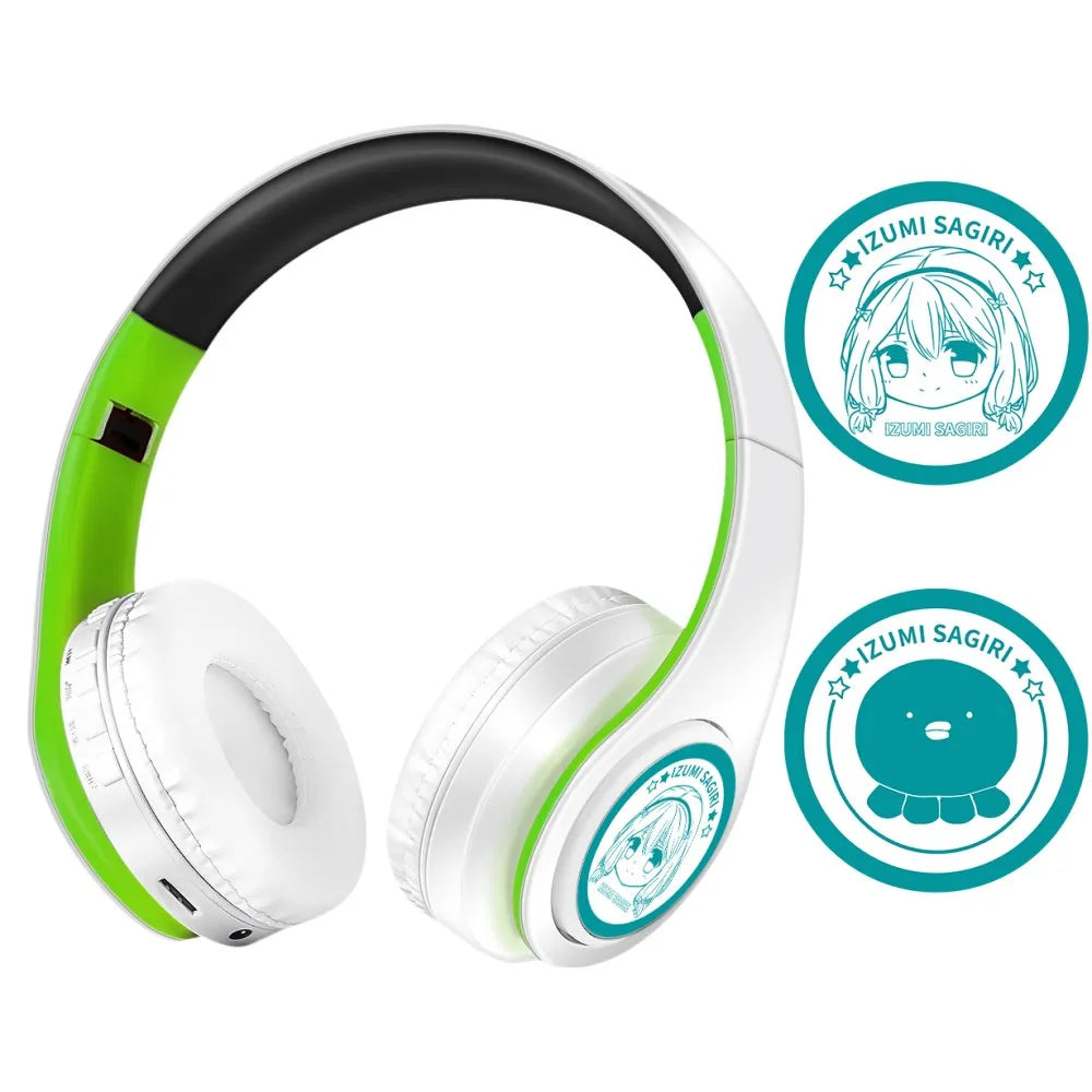 Arknights Exusiai Wireless Headphones – Anime Bluetooth Gaming Earphones with Mic