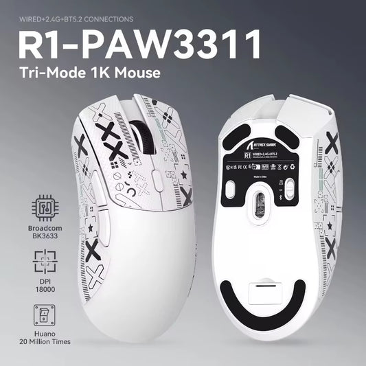 Attack Shark R1 – Wireless Gaming Mouse