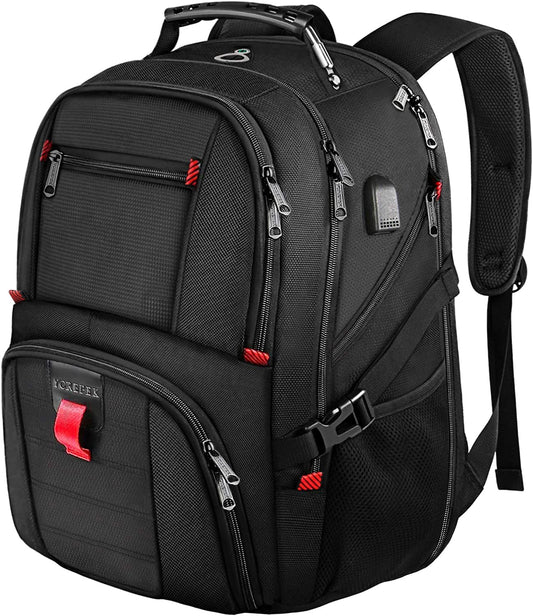 Airline-Approved 50L USB Charging Backpack – Fits Up To 17" Laptop