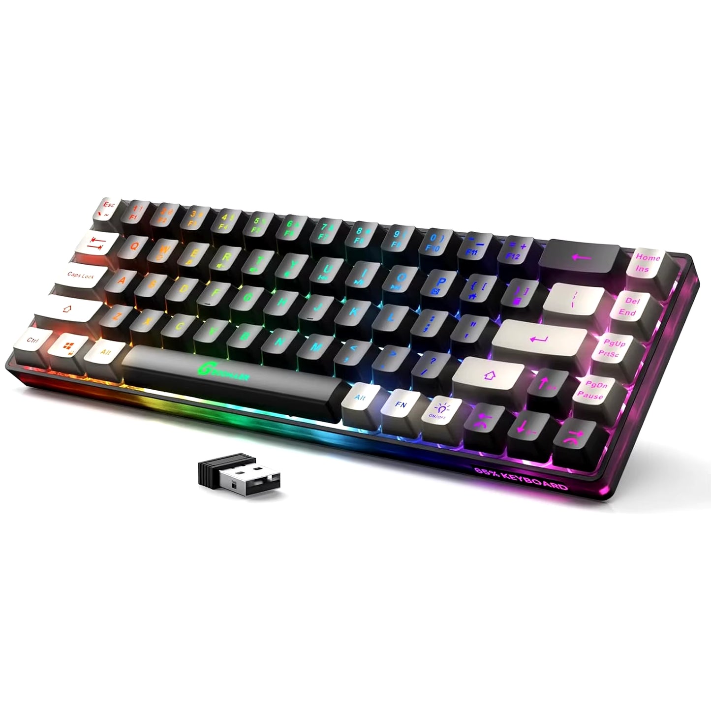Rechargeable Wireless RGB Gaming Keyboard