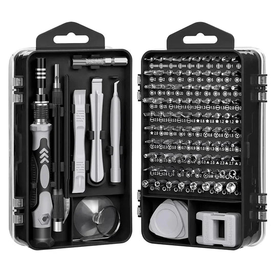 Tech Wiz FixPro – 115-in-1 Precision Screwdriver Set with Magnetic Bits & Compact Carry Case