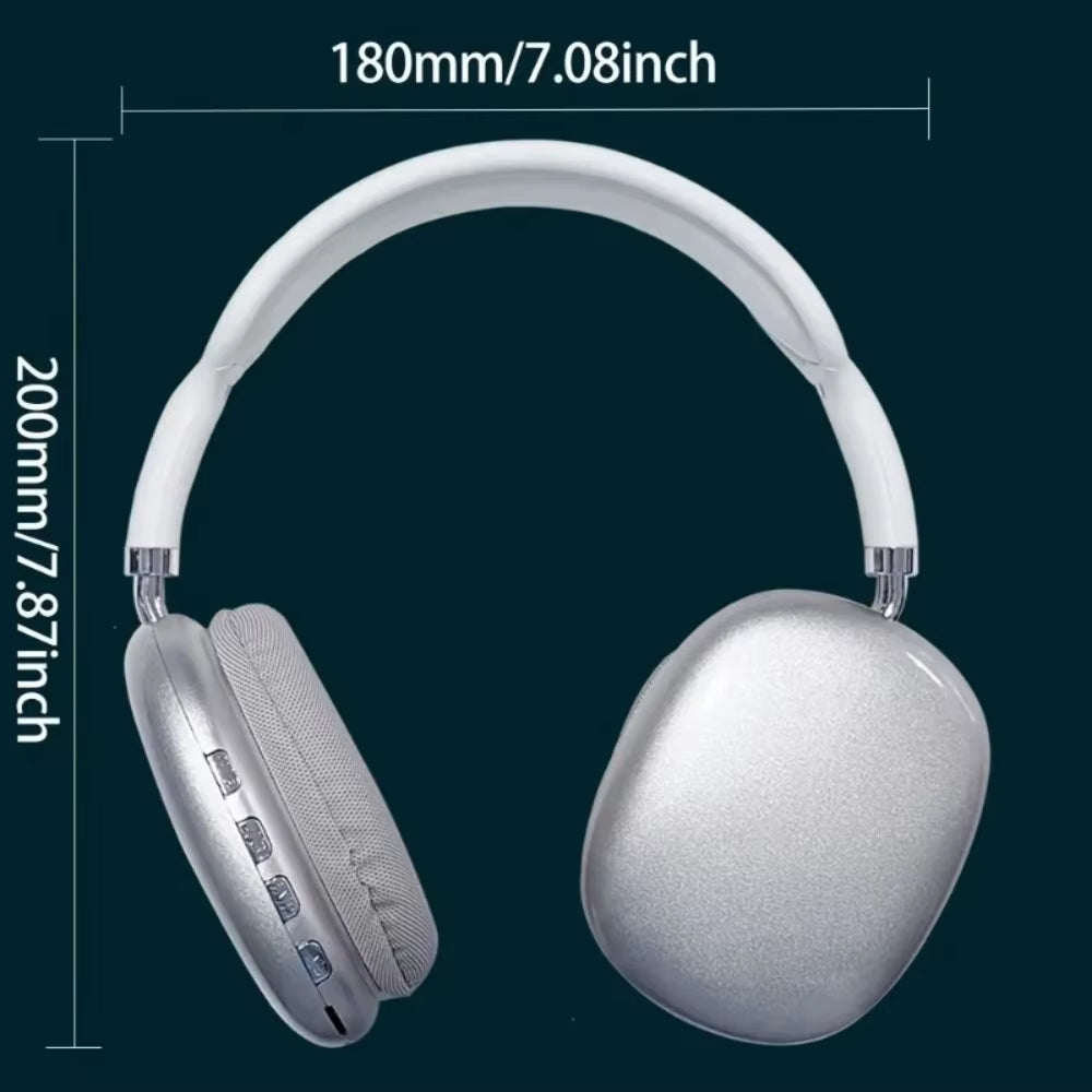 P9 Bluetooth Headphones – Immersive Sound, Noise Cancelling, Over-Ear Comfort, Apple-Ready