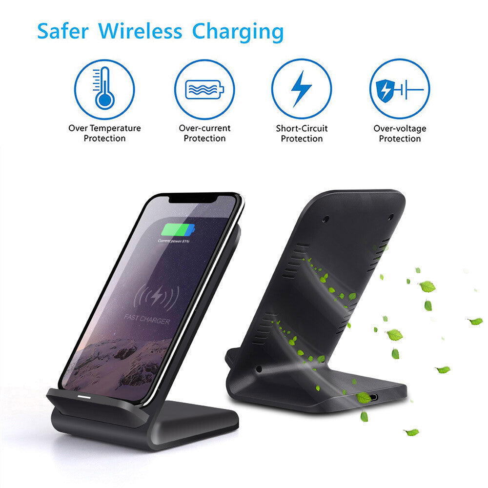 Premium Wireless Charger Dock Charging Station 3-in-1 for Apple & Samsung Products