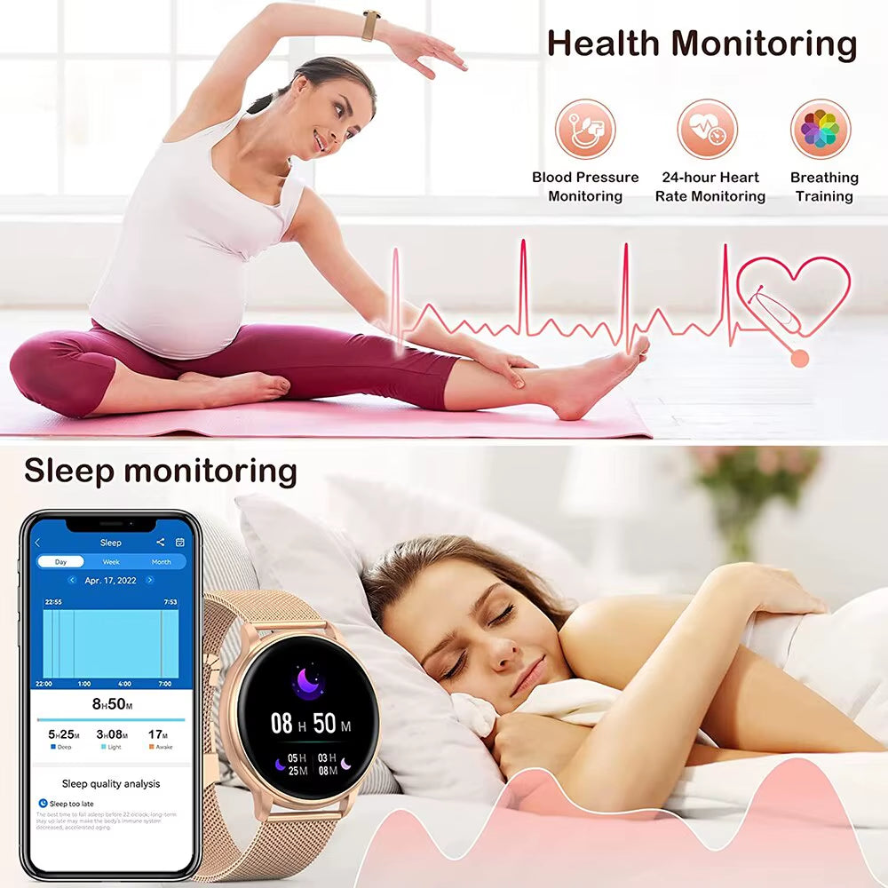 Y22 Smartwatch with Bluetooth Calling – Fitness Tracker for Android & iOS
