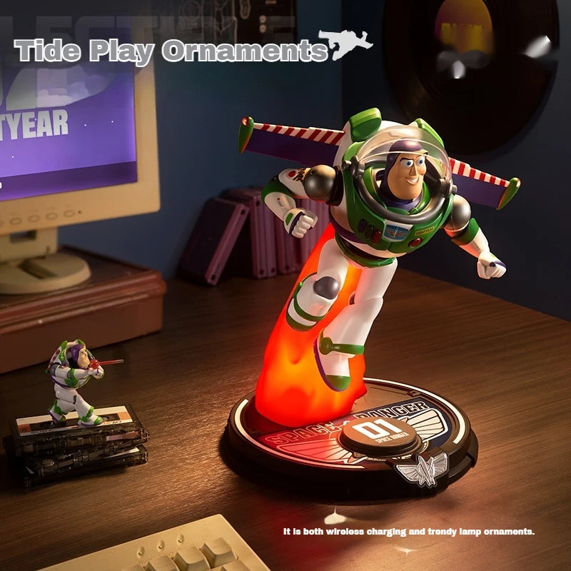 Disney's Toy Story Buzz Lightyear Night Light & Wireless Charging Stand