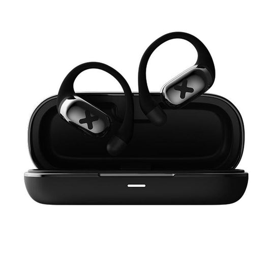 Bluetooth Earphones with Ear-mount Design - Black