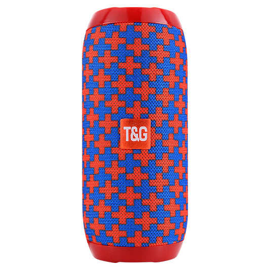 Red (cross red) Portable Bluetooth Speaker - HiFi 360 Degree Audio Wireless Mini Speaker, Support Hands-free Calling