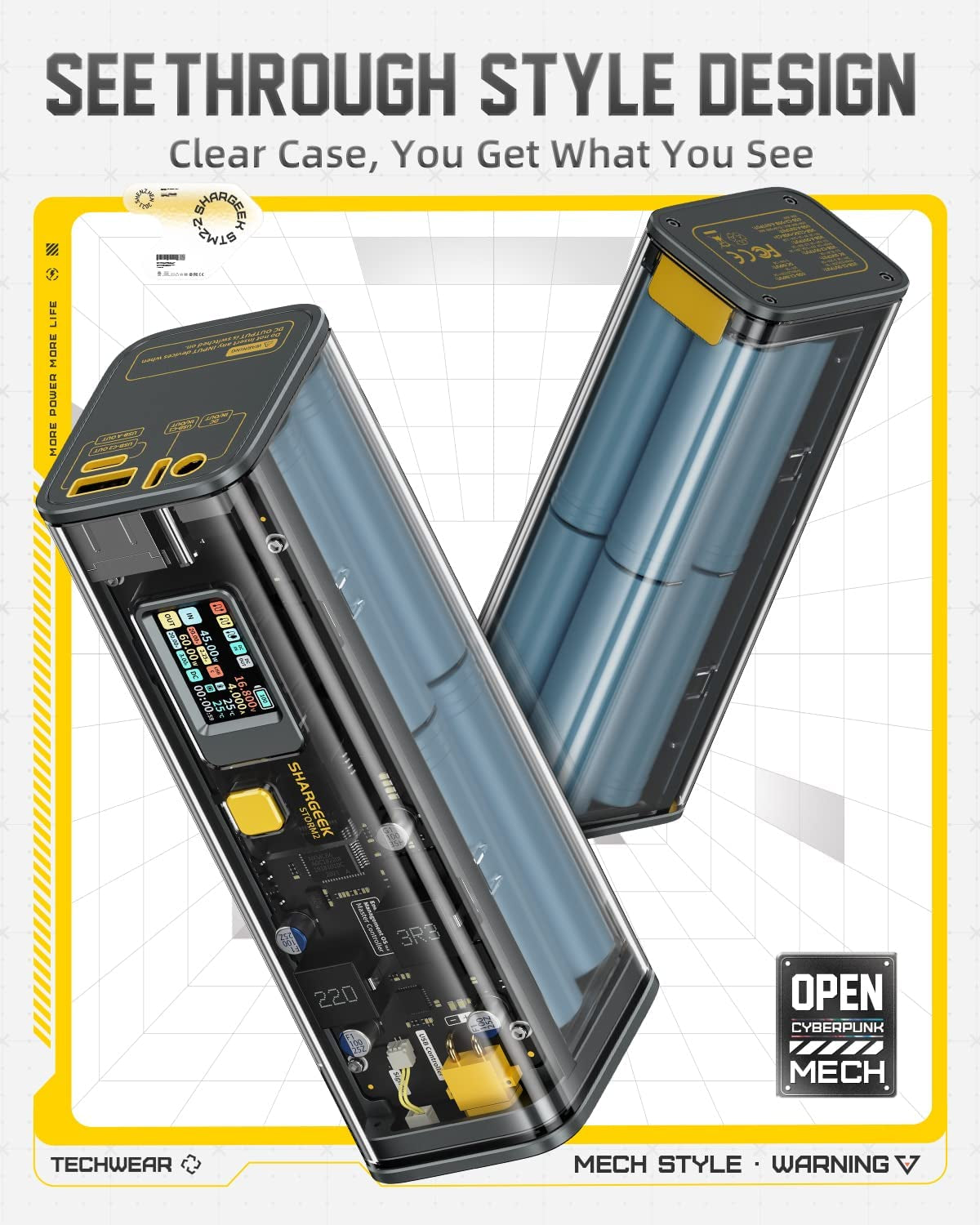 Storm 2 Power Bank – Charge Laptops, Phones & More with 100W Speed + 25,600mAh Capacity