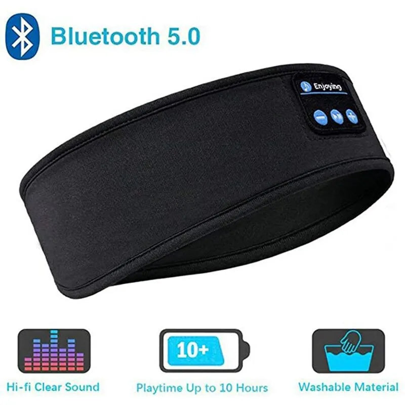 Wireless Music Headband – Sleep Mask + Earphones