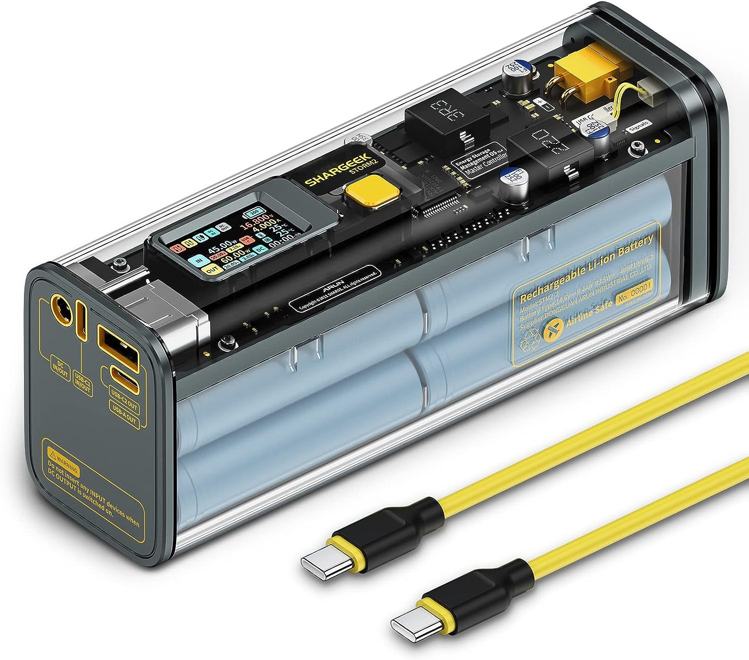 Storm 2 Power Bank – Charge Laptops, Phones & More with 100W Speed + 25,600mAh Capacity