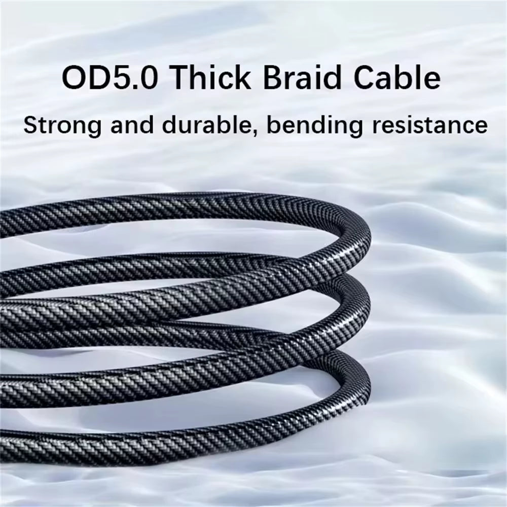 NNBILI USB-C Cable with LED Display – 120W Quick Charge + Data Sync for OPPO/VIVO/Huawei